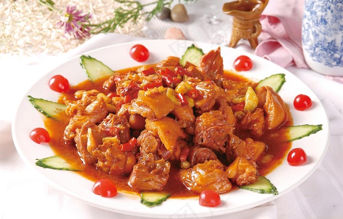 农家小炒鸡图片