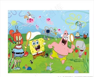 海绵宝宝 派大星泡芙 鱼怪图片