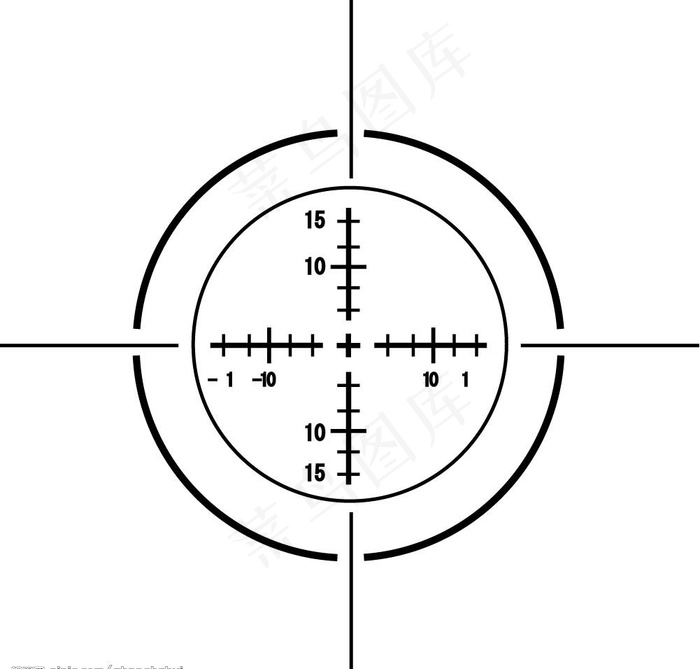 瞄准标图片
