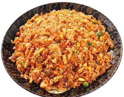 辣辣牛肉炒饭图片