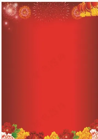 红色喜庆背景展板墙图片