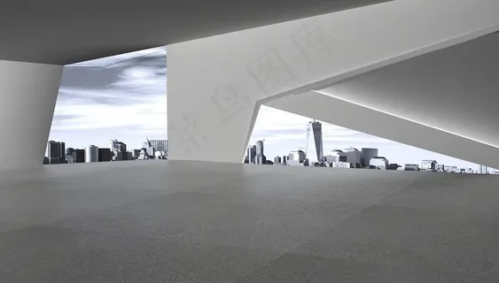 建筑几何背景图片