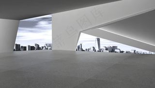 建筑几何背景图片