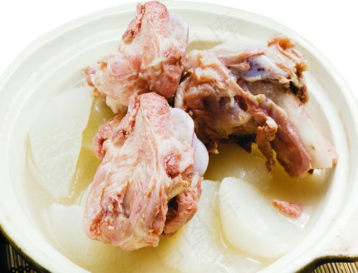 大骨头萝卜汤图片