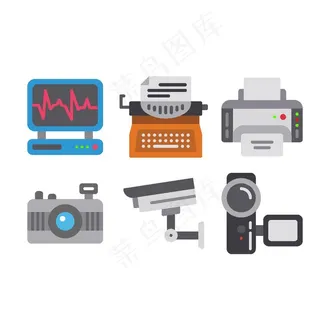 卡通家用电器图片