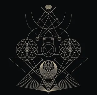 创意几何背景花纹图片