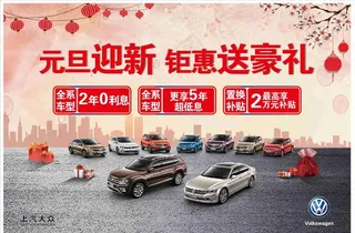欢度元旦 巅峰让利 汽车活动图片