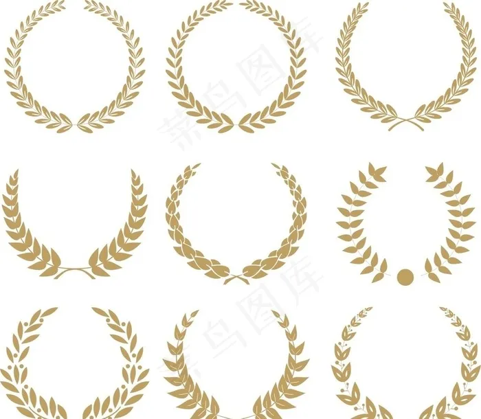 麦穗图片cdr矢量模版下载