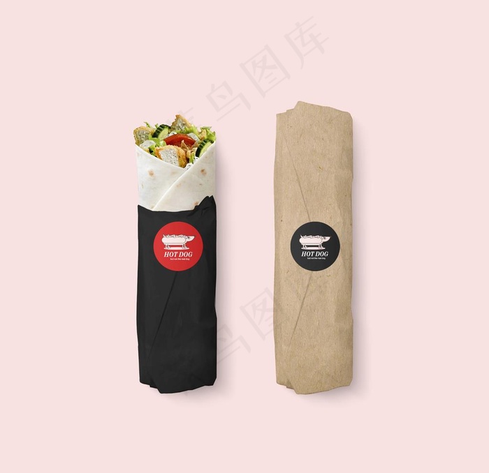 汉堡快餐智能贴图图片