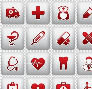 17款医学相关图标下载免扣素材图片
