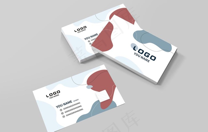 简约名片图片cdr矢量模版下载