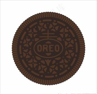 奥利奥 饼干 卡通 矢量图图片