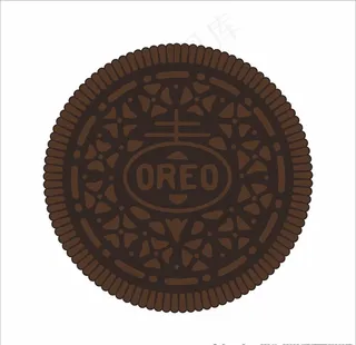 奥利奥 饼干 卡通 矢量图图片