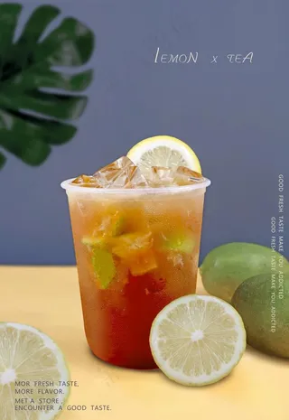 手打柠檬茶图片
