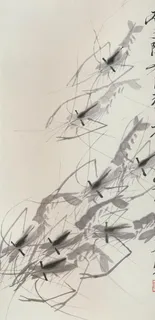 群虾图  齐白石图片