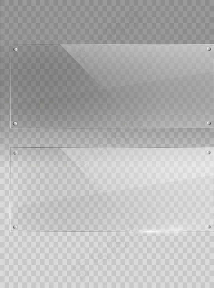 玻璃图片ai矢量模版下载