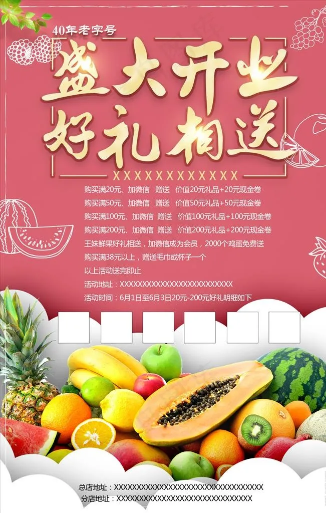 水果店盛大开业图片