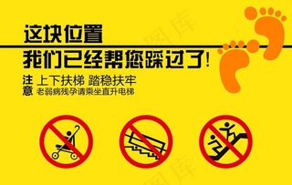 电梯安全提示图片