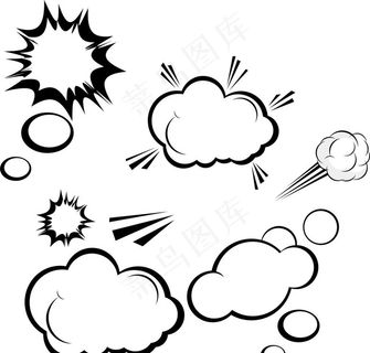 卡通爆炸效果图片