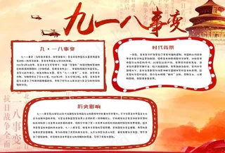 纪念九一八图片