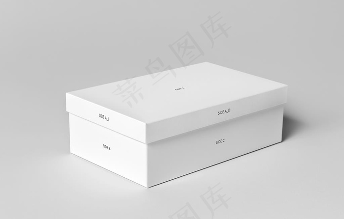 鞋盒样机图片(3000X2008(DPI:300))psd模版下载