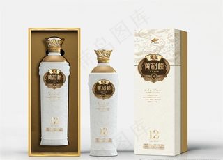 黄鹤楼楚蕴高档定制白酒礼盒包装图片