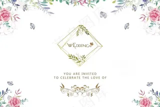 婚礼主背景图片