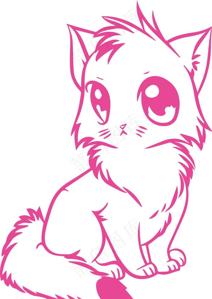 矢量猫图片
