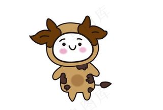 矢量卡通牛图片