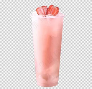 草莓养乐多图片