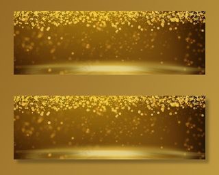 金色粒子背景图片
