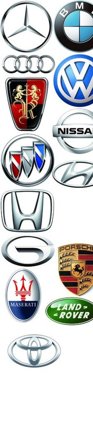 中高档汽车车标图片