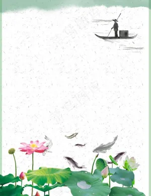 荷花背景图片