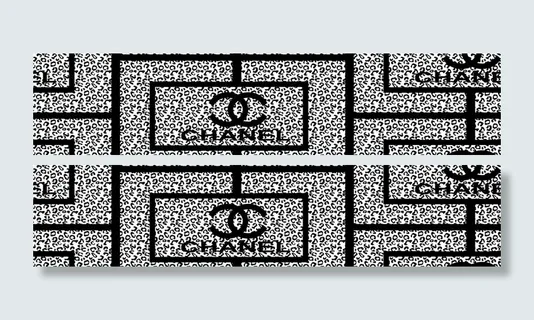 大牌豹纹香奈儿字母印花图片