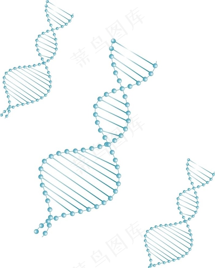 分子双螺旋结构图片