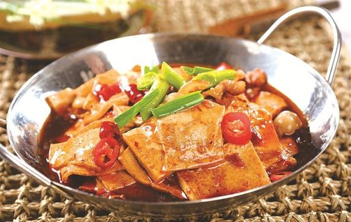 干锅千页豆腐图片 干锅千页豆腐图片