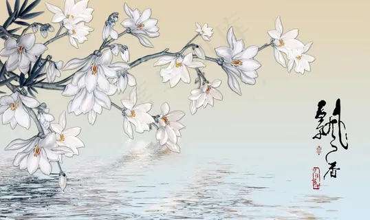 装饰画背景墙图片