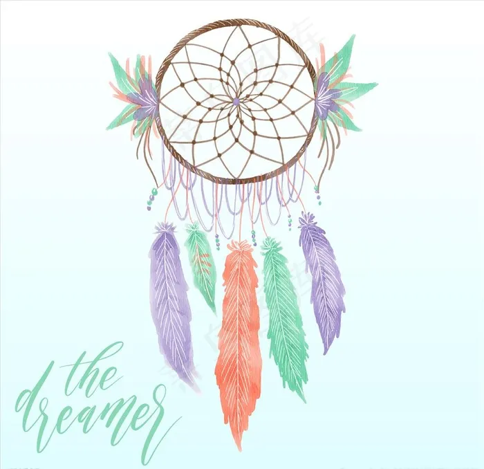 波西米亚图片ai矢量模版下载