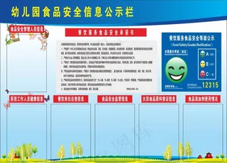 食品安全公告栏图片