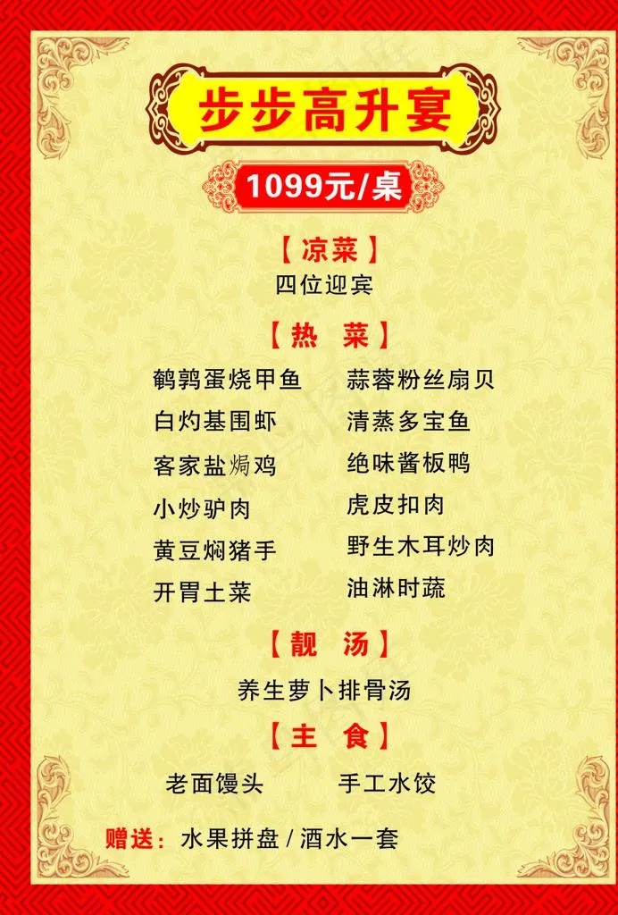 谢师宴图片cdr矢量模版下载