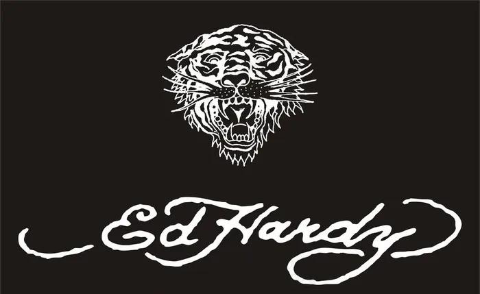 ed hardy 虎头图片cdr矢量模版下载