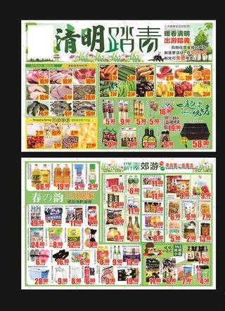 清明节 清明踏青DM图片