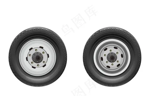 轮胎完整 轮毂 卡车图片