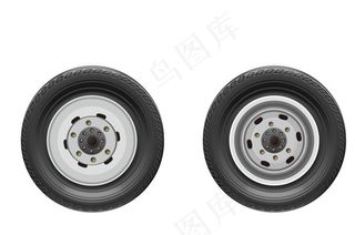 轮胎完整 轮毂 卡车图片