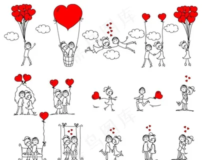 热恋的情侣图片