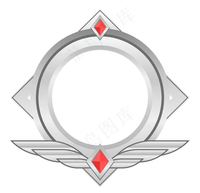 游戏头像框图片ai矢量模版下载