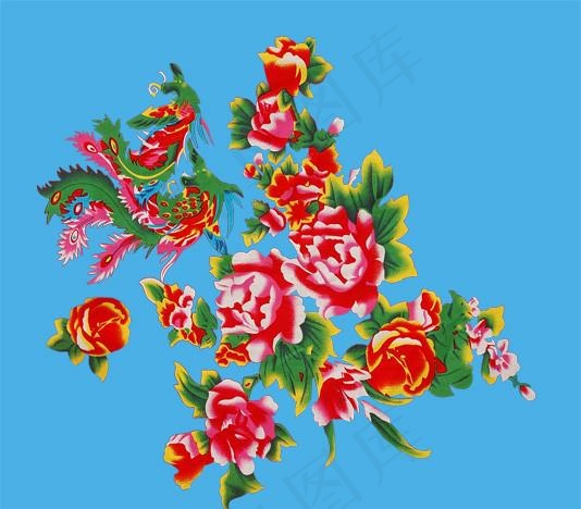 东北花图片psd模版下载