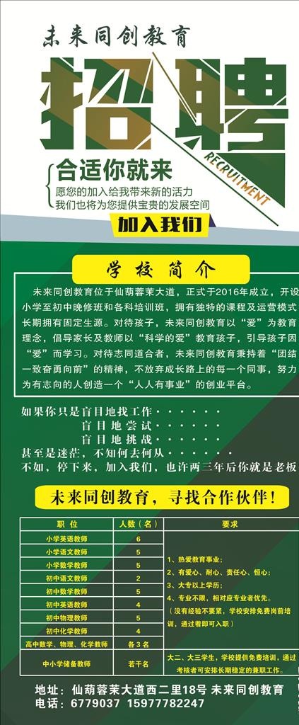 教育机构招聘图片