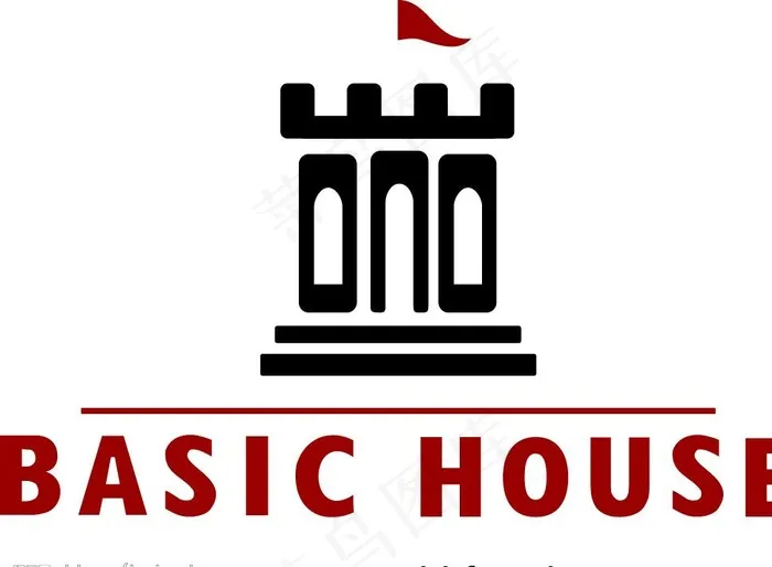百家好basic houseLOGO图片ai矢量模版下载