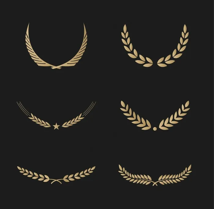 矢量麦穗图案图片ai矢量模版下载